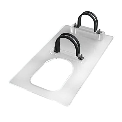 Fenteer Shearing Bracket for Sheep Shears and Carpet Trimmers, 13.78 x 7.87 in Acrylic Tufting Aid for Livestock Grooming - color: A
