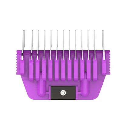 Stainless Steel A5 Wide Guide Comb – Metal Attachment for A5 Wide Blades, Compatible with Wahl KM, Andis, Oster, Heiniger – Smooth & Durable Grooming Guard (6mm - 1/4") - size: 6mm - 1/4"