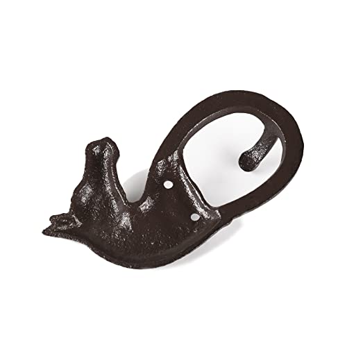 BRASSTAR Cast Iron Horse Head Single Wall Coat Hook Hanging for Coats, Bags, Hats, Towels, Keys, Rustic Retro Home Decorative Gift TQGJPT269 (1)