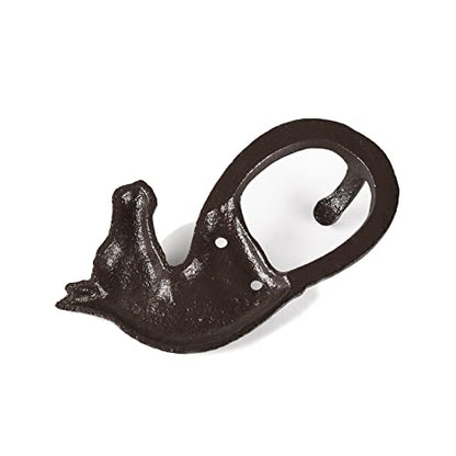 BRASSTAR Cast Iron Horse Head Single Wall Coat Hook Hanging for Coats, Bags, Hats, Towels, Keys, Rustic Retro Home Decorative Gift TQGJPT269 (1)
