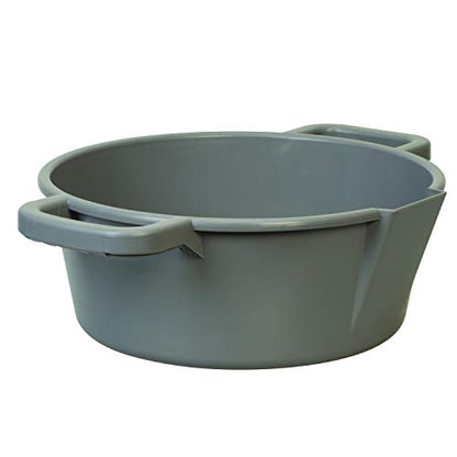 Weaver Leather Livestock Large Round Feed Pan, Gray - color: Gray