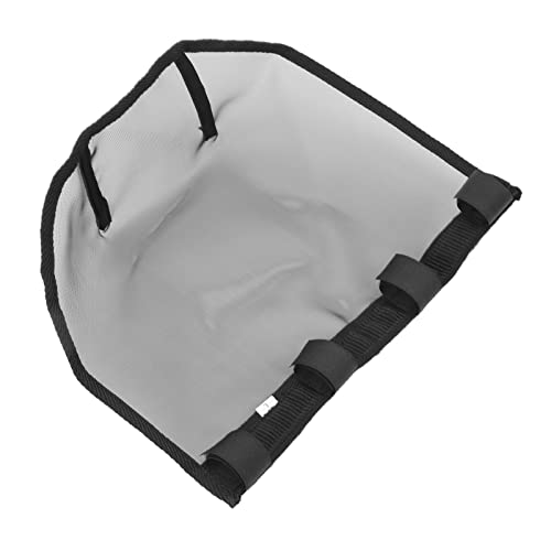 Horse Nose Mask, Breathable Fine Mesh Fly Mask for Horses with Allergies L Size Black Plastic Nose Cover for Protection Against Dust Pollen