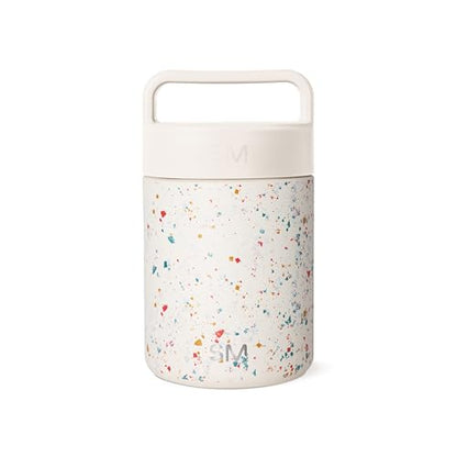 Simple Modern Insulated Food Jar with Handle | 12oz | Terrazzo | Provision Stainless Steel Food Jar, Lunch Container | Leak Proof for Adults, Smoothie Bowl, Soup | Cream Terrazzo - color: Pattern: Cream Terrazzo, size: 12 Ounces
