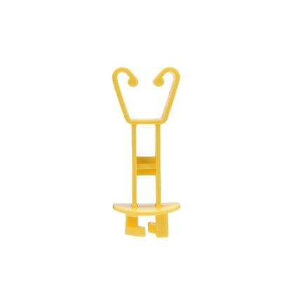 Electric Farm Fence Wire Insulators, U Post Extended, Yellow, 25 - color: yellow, size: 25