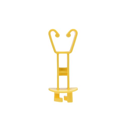 Electric Farm Fence Wire Insulators, U Post Extended, Yellow, 50 - color: yellow, size: 50