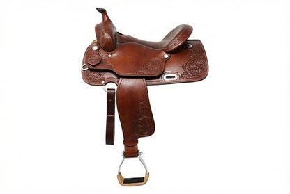 Horse Saddle Stirrups Western Saddle Aluminium Twisted Angled 51184