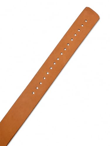 CHALLENGER Natural Tan Vertical Western Saddle Stirrup Leathers Pre-Punched Replacement Pair 3" Wide 52SL01-3