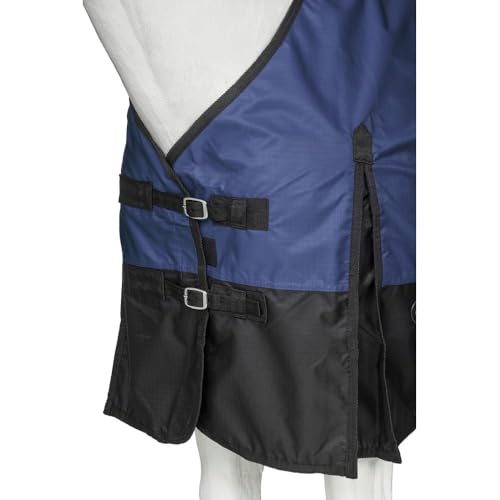 Tough 1 600 Denier Waterproof Horse Sheet - color: Navy Blue, size: 81"