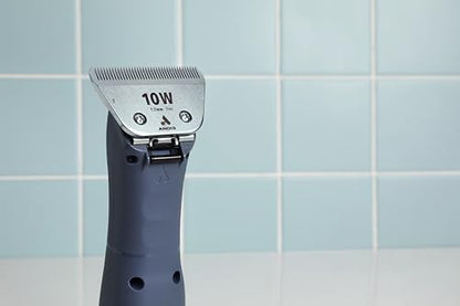 Andis 561460 ceramicEDGE Wide Blade, #10W Fine Tooth, Stainless Steel | Wide blade for faster grooming, fine teeth for smooth finishes, ceramic runs cooler, andis clipper blade - size: 10W (1.5 mm)