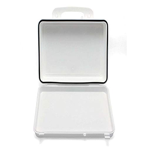 Kemp USA 24 Capacity Unit Plastic First Aid Kit Box with Weather-Resistant Gasket Empty Mountable Medical Storage Case Durable Living Hinge & Secure Clasps (Medium) - size: Medium