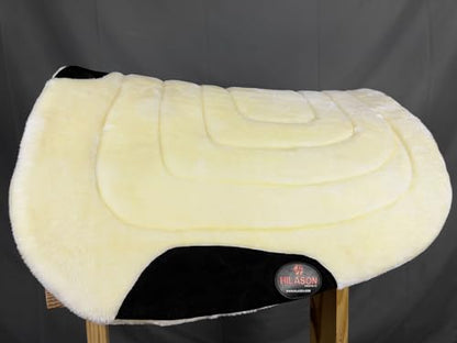 HILASON Western Endurance All Purpose Horse Fleece Saddle Pad - color: White