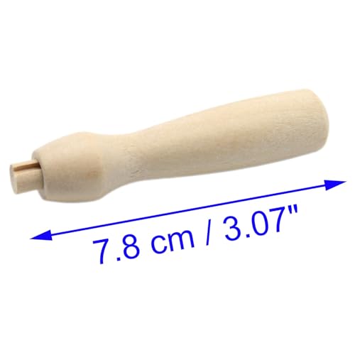 HAJXZH 2 PCS Needle Felting Tools Wooden Cross Stitch Felting Needle Handles for DIY Wool Felt Handicrafts