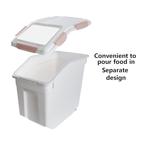 25lb Airtight Flour Storage Container, Pink - color: Pink 2 Count