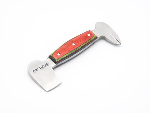 Clinch Cutter and Pritchel Tool Combo – Professional Farrier Hoof Nail Clinch Cutter Durable Construction Satin Stainless Steel, Heavy Duty - color: Heavy Duty