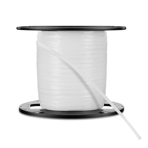 Qualirey 1 Pc Sticky Fly Tape Roll 1000 ft Fly Ribbon, White - color: as picture shown