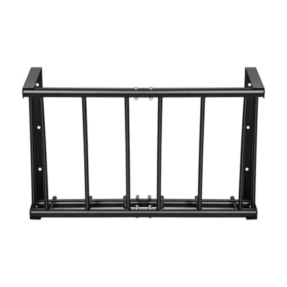 Wall Mounted Hay Feeder Rack &Hanging Blanket Holder，27'' Long Hay Rack Heavy Duty Carbon Steel 16 Gallon Livestock Hay Feeder with Rust Resistant Coating,for Horses,Goats,Sheep in Stable and Farm