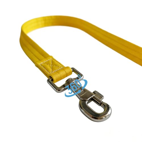 Horse Lunge Line，Horse Training Lunge Line with Alloy Trigger Buckle for Accurate Equestrian Training of 32.8 FT/10 Meters - color: Yellow