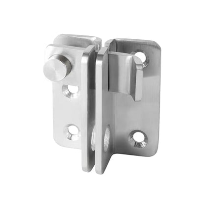 Mooche Flip Latch Gate Latch with Padlock Hole, Brushed-1Pack 2.48"*2.08" - color: Brushed, size: 1 pack-Stainless Large size
