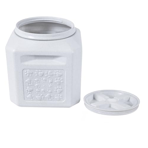 Vittles Vault Vittles Vault Pawprint Food Storage Container + Scoop, 25lbs | BPA Free Plastic, Sealed Airtight for Kibble, Bird Seed, Oatmeal and More; Includes Scoop, Made in USA - size: 25 Pounds