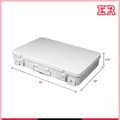 Ever Ready First Aid Metal Case, No.36 – 14” x 10” x 2.5” - size: 14" x 10"