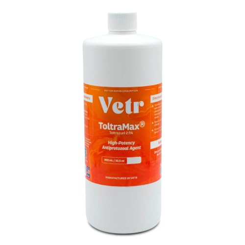Toltrazuril 2.5% for Horses, Dogs, Cats, 960mL/32.4 Ounce, for Non-Food Chain Animals - size: 2.5% Strength | 960mL/32.4 Ounces