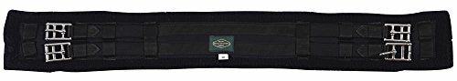 Henri de Rivel Short Synthetic Fleece Girth - color: Black, size: 32