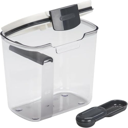 ProKeeper 1 Quart Airtight Powdered Sugar Storage Container – Grey, BPA-Free Plastic - color: Grey, size: 1 Piece