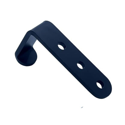 4 Pcs Heavy Duty Steel Wall J Hooks for Hanging,Garage Storage Utility Hooks Garden Tool Organizer, Wall Mount Hooks, Small U Hooks,Black (M) - size: Medium