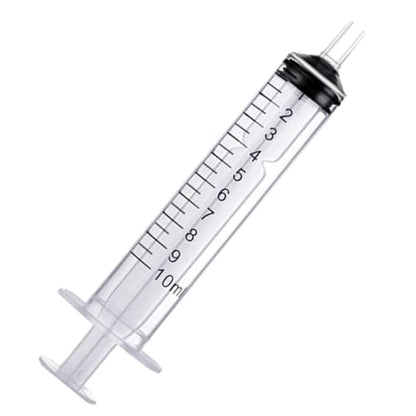 20 Pack 10ml Plastic Sterile Syringes for Science Labs, Liquids Measuring, Dispensing or Little Animals Feeding - style: 20Pack-10ml