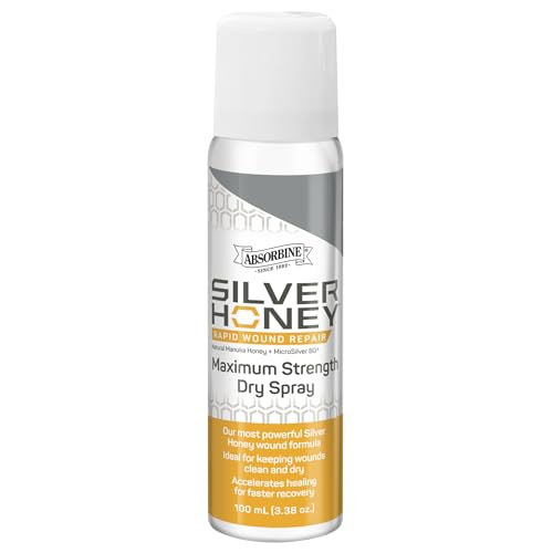 Silver Honey Rapid Wound Repair Maximum Strength Dry Spray 100 ml / 3.38 oz