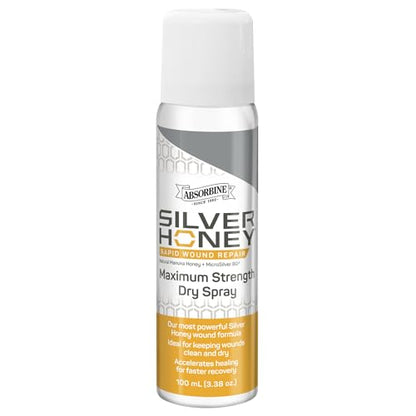 Silver Honey Rapid Wound Repair Maximum Strength Dry Spray 100 ml / 3.38 oz