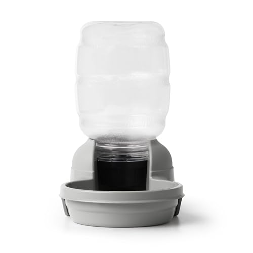 Aspen Pet Lebistro Cat and Dog Water Dispenser, Made in USA - color: Gray, size: Extra -Small