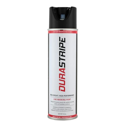 Inverted Utility Marking Spray Paint 18oz (Black) - color: Black