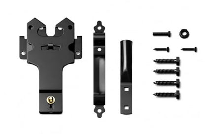 Heavy Duty Double Sided Locking Gate Latch for Wood, Vinyl and Metal Fences | Mechanical locking gate latch