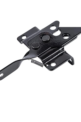 Heavy Duty Stainless Steel Self-Locking Gate Latch - Door Lock for Wooden Fence, Metal Gates & Vinyl Fence (Post Mount, Outdoor Use)
