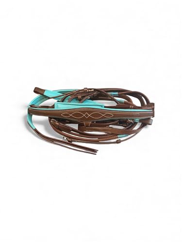 SIE Westwood Anatomical Dressage Bridle with Reins Brown Bridles - size: Draft Dark Brown