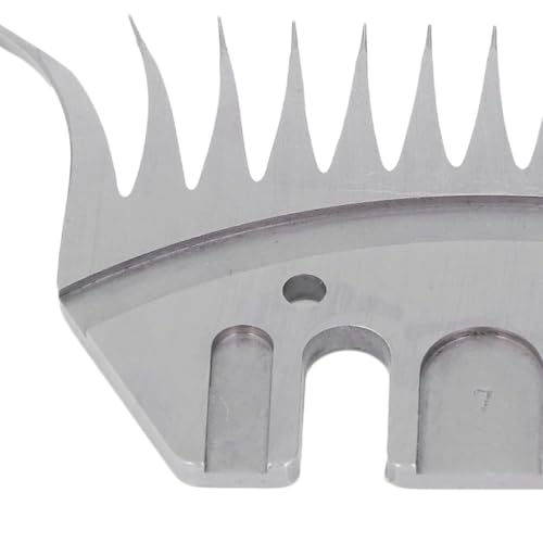 Sheep Shears Blade, 7mm Teeth Spacing High Carbon Steel Wool Clipper Cutter, Trimmer Replacement for Sheep Goat Llama Thick Fur Fine Wool Grooming
