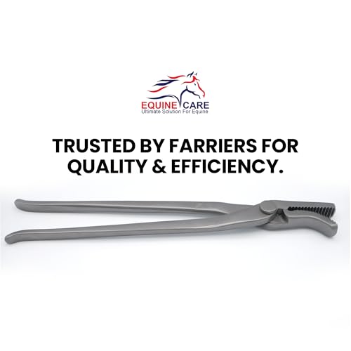 Equine Care Hoof Clincher 12 Inch Alligator Jaw Horse Farrier Tools - style: Alligator Jaw