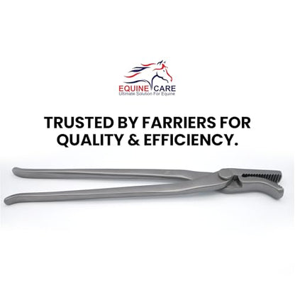 Equine Care Hoof Clincher 12 Inch Alligator Jaw Horse Farrier Tools - style: Alligator Jaw