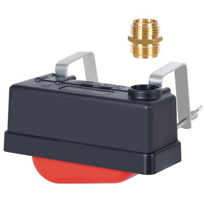 Water Trough Float Valve for Livestock & Stock Tank | Stock Tank Float Valve, Water Tank Float Valve, Automatic Horse Waterer, Includes Hose Adapter, Rubber Washer, Screwdriver