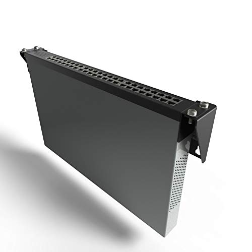 1U 19 Inches Steel Wall Mountable Simple Vertical Rack - size: 1U