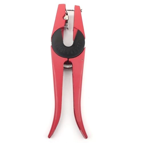 Aluminum Alloy Ear Tag Applicator Plier – Ergonomic Livestock Tagger for Pigs, Sheep, Goats with Non-Slip Grip and Quick-Release Needle