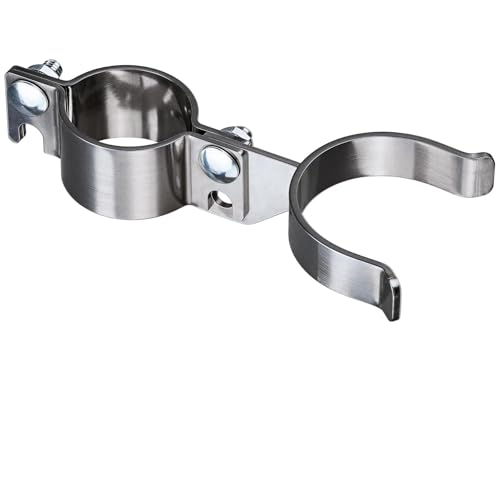 Heavy Duty Stainless Steel 1-7/8" x 2-3/8" Chain Link Fence Gate Fork Latch with Hole for Padlock（Fit 1 7/8" Gate Frame） 1Pack - size: 1-7/8''x2-3/8''-1P