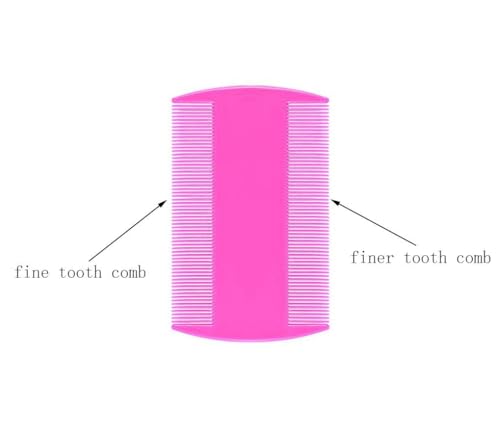 5 PCS Flea Lice Combs Grooming Fine Tooth Hair Combs for Dogs Cats