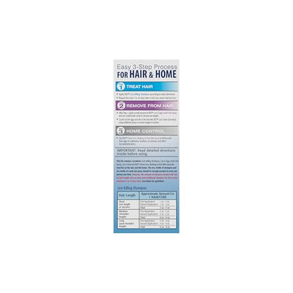 RID Lice Treatment Complete Kit Includes Shampoo, 2 Fluid Ounces, Egg Comb Out & 3 Ounces Dust Mite Spray, Lice Comb, 4 Piece Set, 1 Count - style: 4 Piece Kit