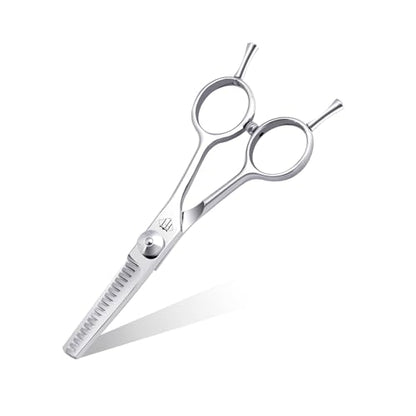 Dog Grooming Scissors: 4.75" Pet Thinning Shears Made Of Advanced Stainless Steel Alloy for Trimming Dogs Cats and Other Pets Face and Paws - style: Thinning