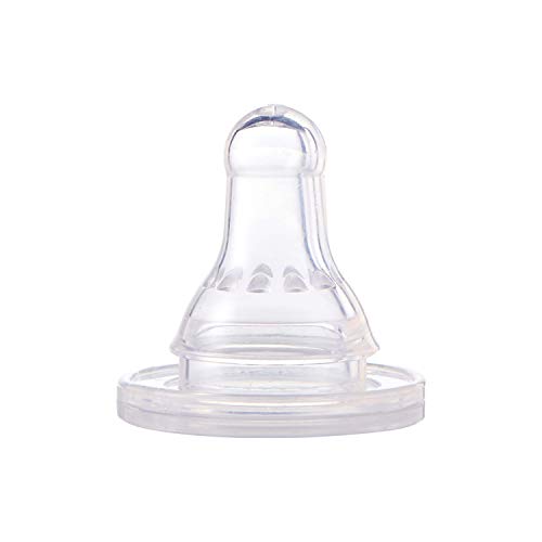NUK First Essentials Replacement Baby Bottle Nipples, 6 Count (Pack of 1)