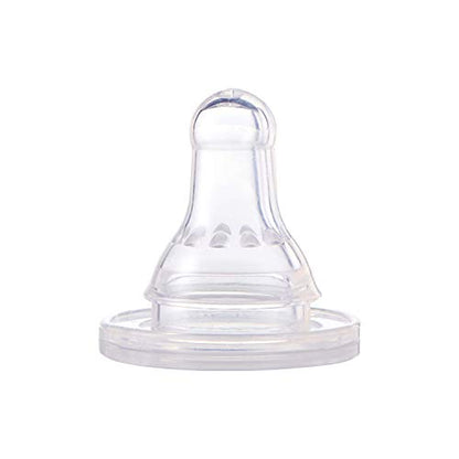 NUK First Essentials Replacement Baby Bottle Nipples, 6 Count (Pack of 1)