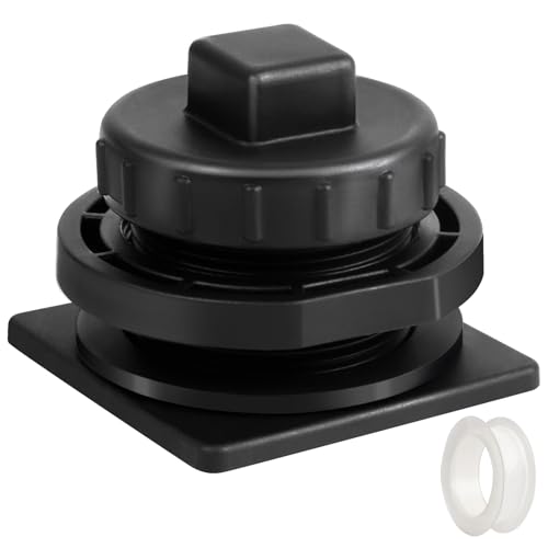 Stock Tank Drain Plug Kit Compatible with Rubbermaid Water Trough Stock Tank 100 50 70 150 300 Gallon,Water Trough Drain Plug for Rubbermaid FG424288BLA/FG424400BLA/FG424500BLA/FG424700BLA