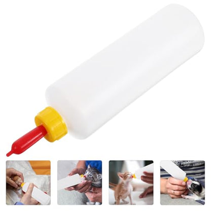 UPKOCH 400 ml Lamb and Goat Feeding Bottles with Nipples, 5 Sets